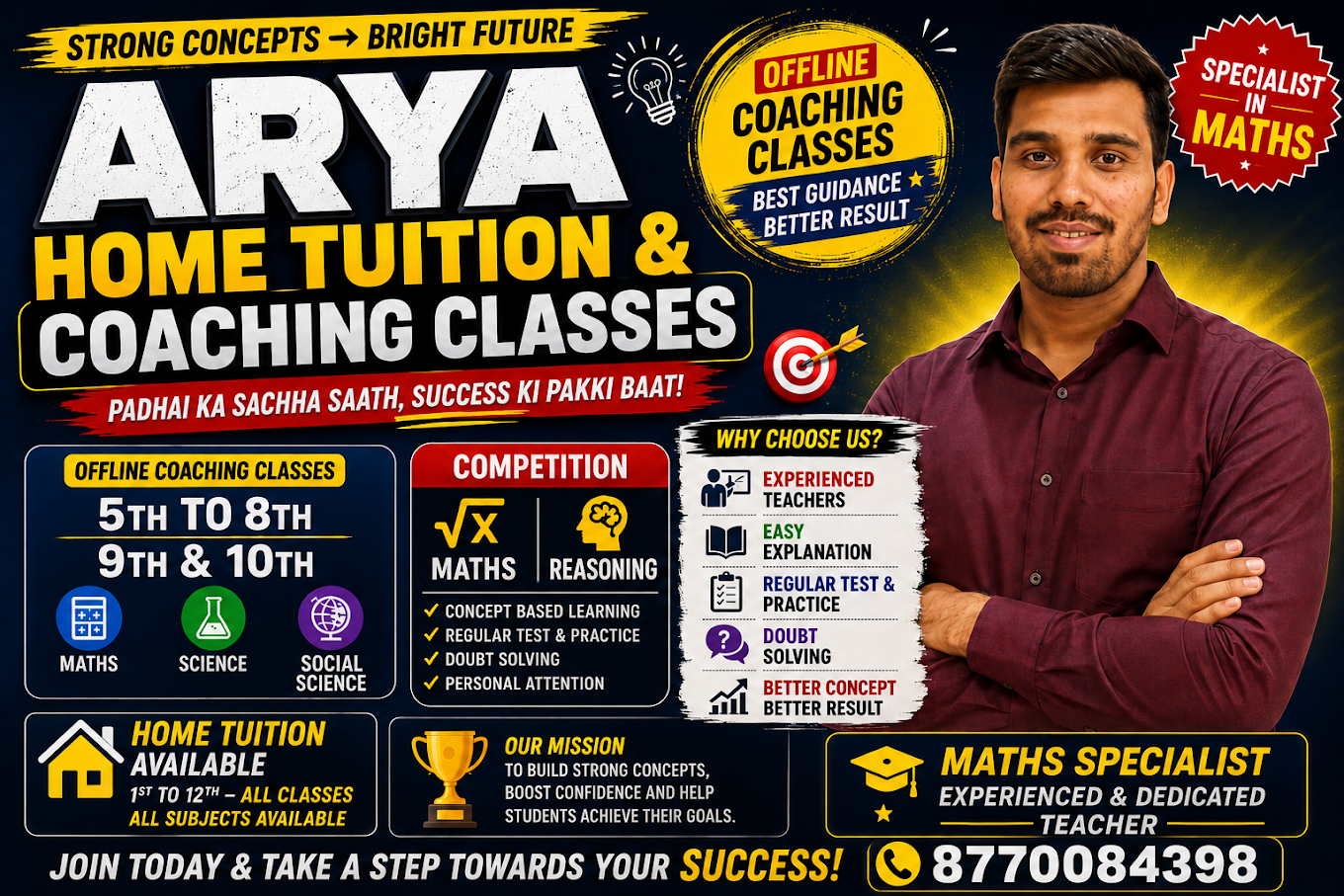 Arya Classes Instructor